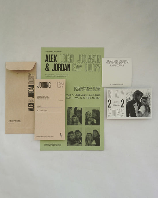 Berlin Full Suite – Volk Stationery & Invitations