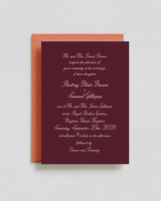 Andie Invitation