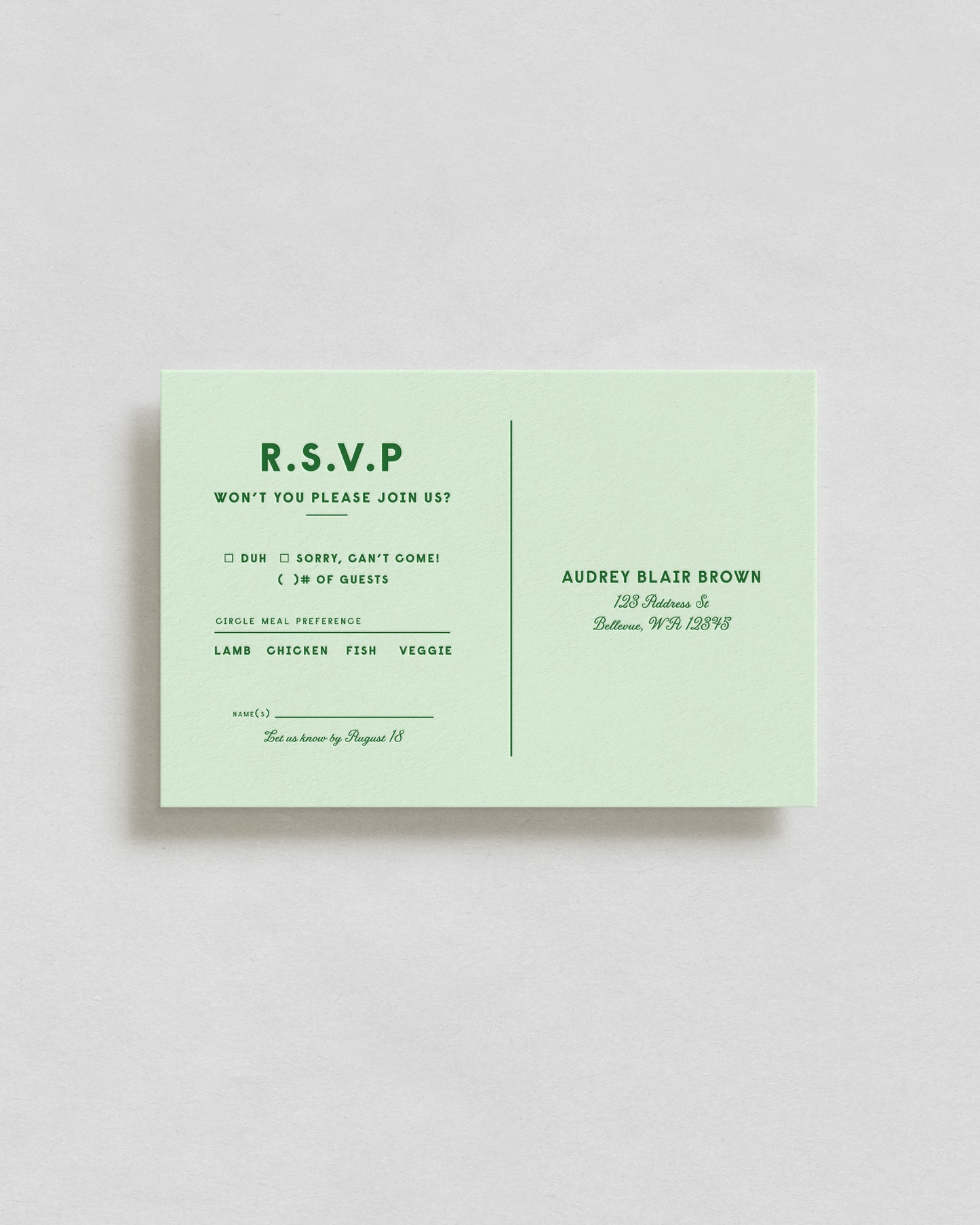 Andie RSVP